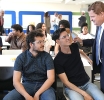 Prome Ministro a topa cu grupo di studiante na Den Haag