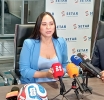 Minister Gerlien Croes cu palabranan di hopi gradicimento pa Setar y Telearuba cu pueblo ta mira Copa Mundial