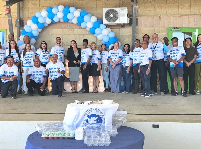 International School of Aruba a stop di funciona cu ISS di New Jersey