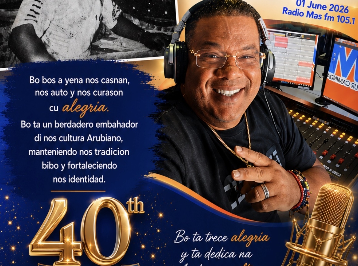 Parlamentario Xiomara Maduro ta felicita Cecilito Lopes cu su 40 aniversario den radiodifusion
