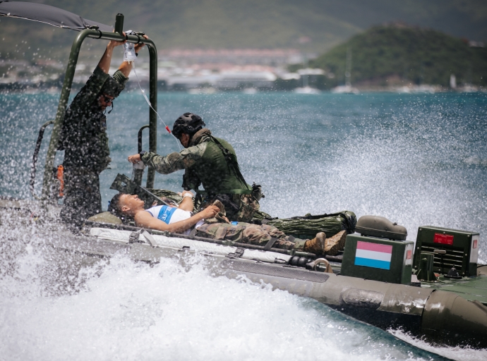 Mariniers ta prepara pa temporada di horcan durante ehercicio internacional