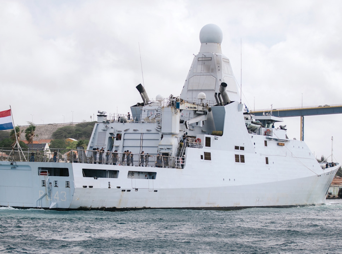 Barco Zr.Ms. Groningen un biaha mas operando como ‘Barco di Stacion di Caribe’