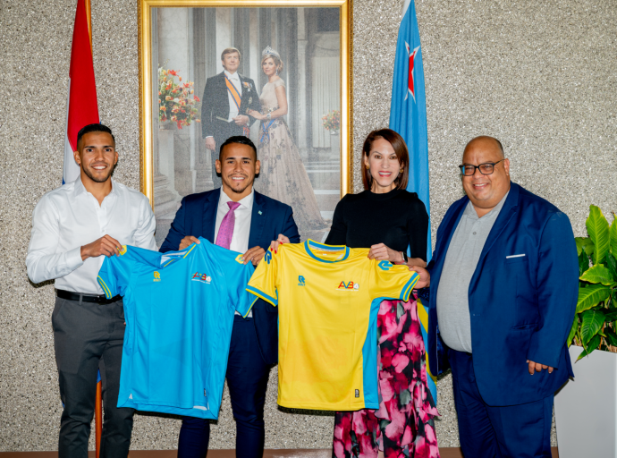 A.T.A. ta sostene seleccion nacional di futbol di Aruba