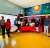 Centro di Bario Noord ta ricibi bunita donacion di Hilton Hotel pa sostene trabou comunitario
