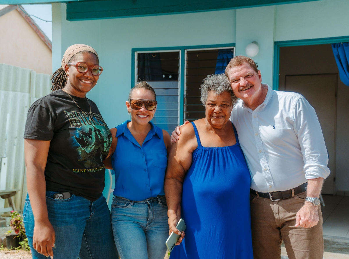 Gobierno y FCCA ta duna Caya Sint Maarten un aspecto nobo