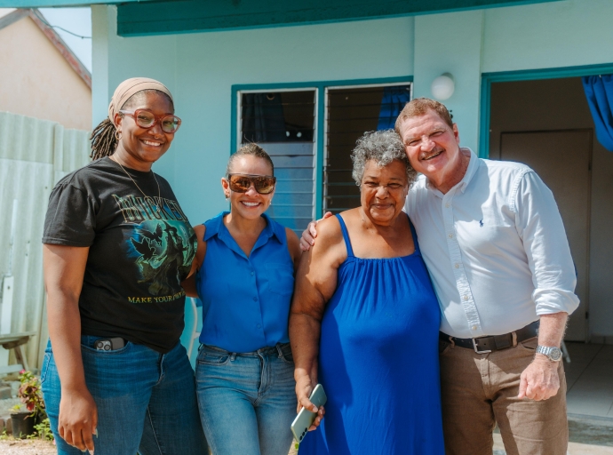 Gobierno y FCCA ta duna Caya Sint Maarten un aspecto nobo
