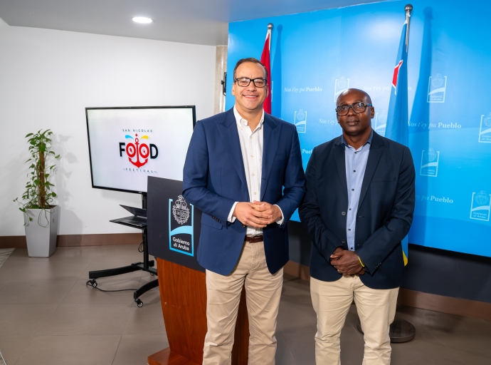 Minister Geoffrey Wever ta anuncia e prome San Nicolas Food Festival