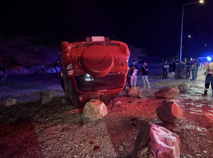 Toyota Rav4 a bolter na Sabana Berde; chauffeur a sali ileso