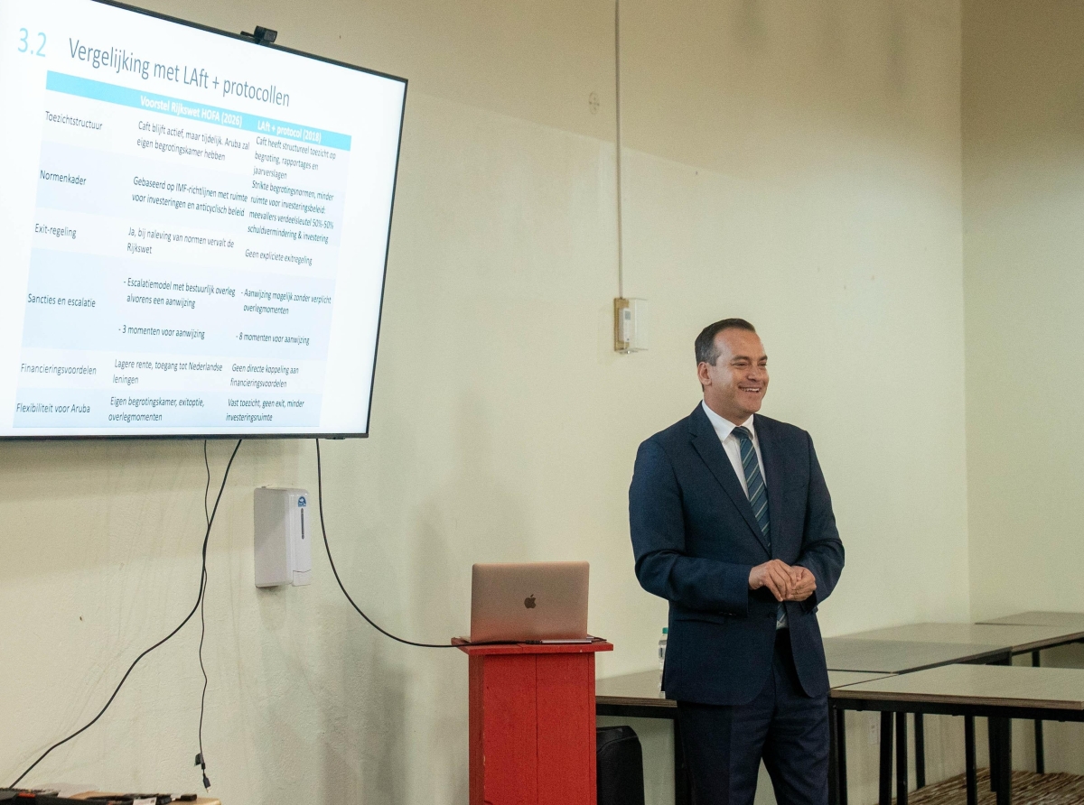 Minister Wever a reuni cu CUA pa dialoga tocante Rijkswet HOFA y LWHO
