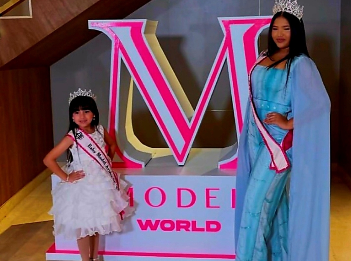 Ceanne van der Linde corona como Mini Model World na Colombia