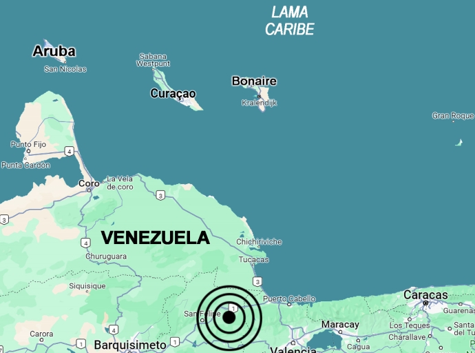 Temblor pisa di riba 7.2º registra cerca islanan ABC