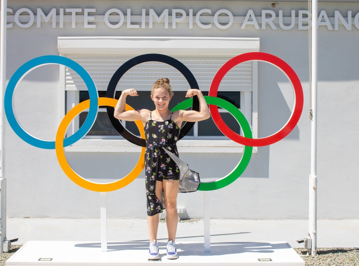 COA ta felicita y yama bonbini Rory van Ulft como atleta cu lo representa Aruba na Colombia 