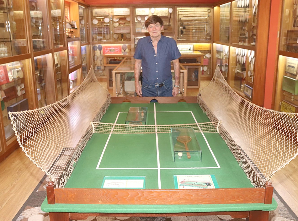 Fabio Marcotulli a habri museo di coleccion di PingPong di mas completo na mundo