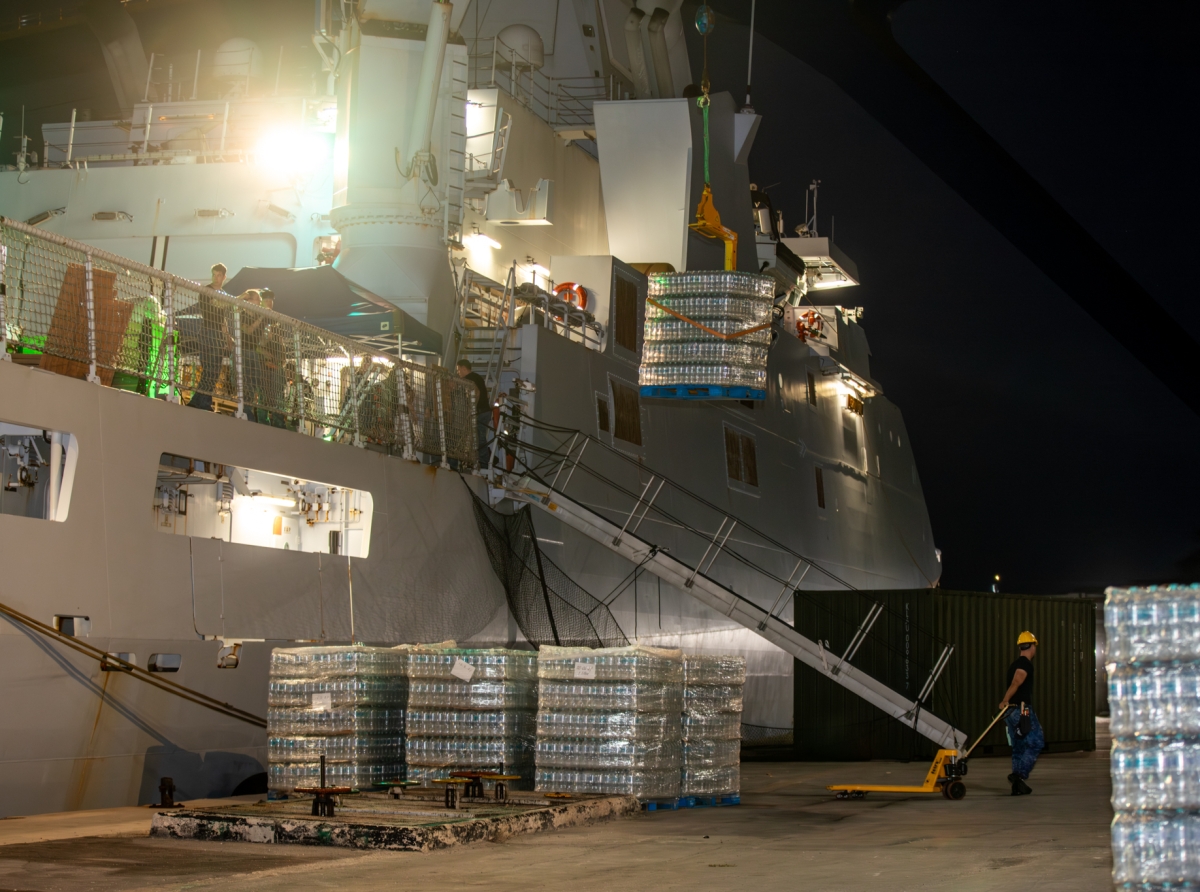 HNLMS Groningen ta na caminda pa Venezuela cu ayudo humanitario
