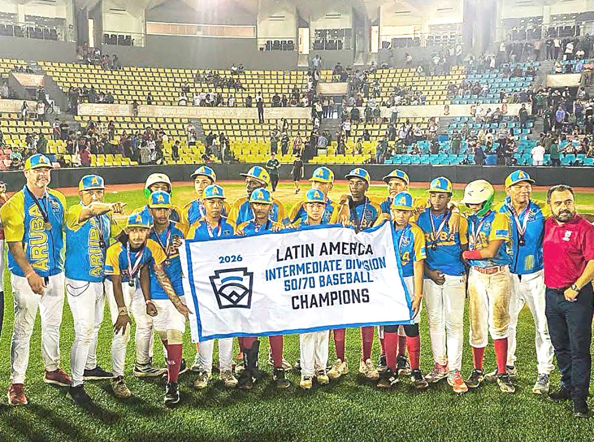 Aruba a bira campeon di Little League Intermediate pa Latino America