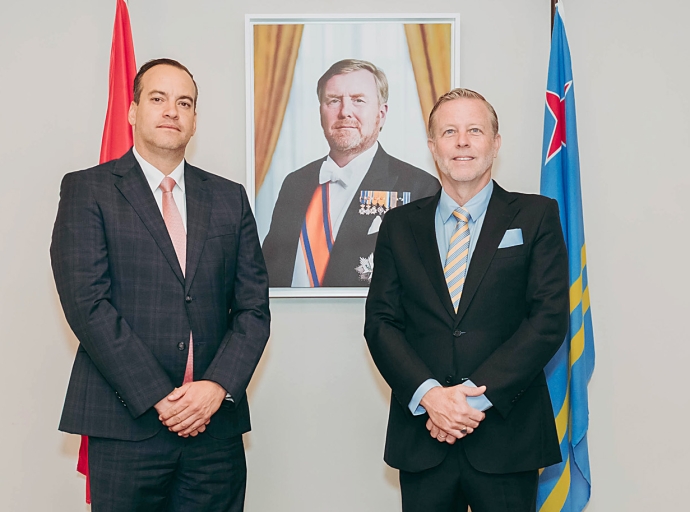 Banco Central di Aruba cu liderazgo nobo cu huramentacion oficial di su presidente