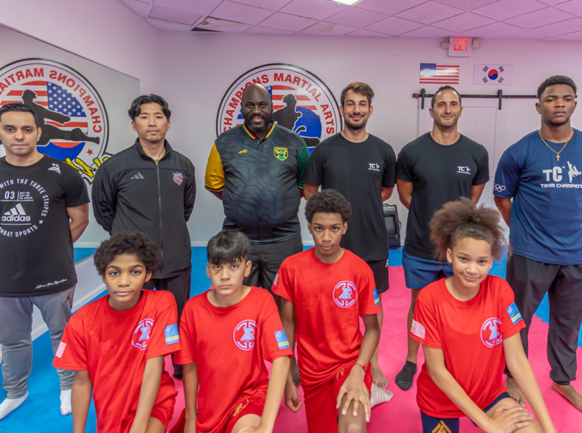 Taekwondo Team Aruba a participa na Training Camp na Margate Florida.