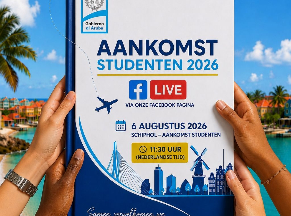 Yegada studiantenan live via Facebook di Gabinete di Minister Plenipotenciario