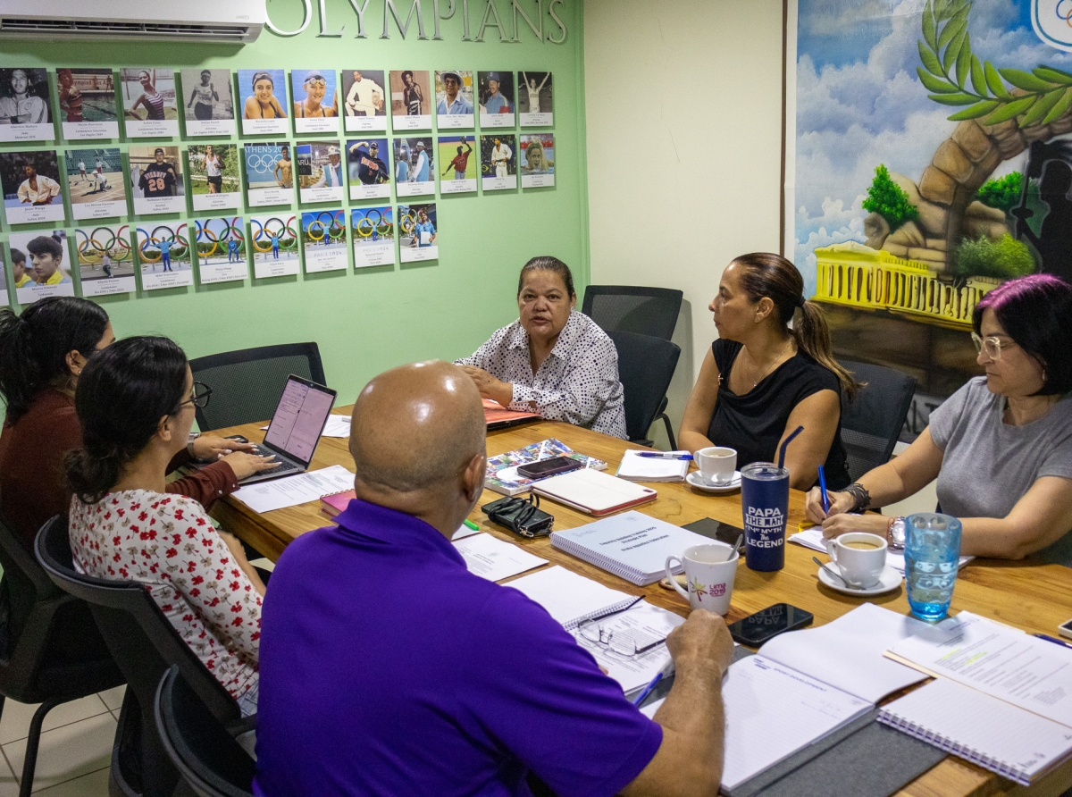 Federacion di Volleyball a reuni cu COA den cuadro di plan strategico