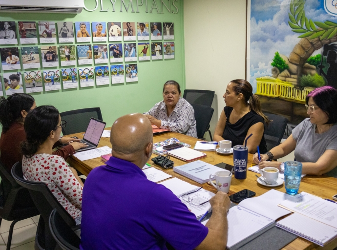 Federacion di Volleyball a reuni cu COA den cuadro di plan strategico