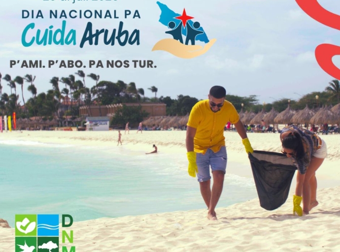 DNM ta uni forsa na yamada pa participa na e ‘Dia Nacional pa Cuida Aruba’ 