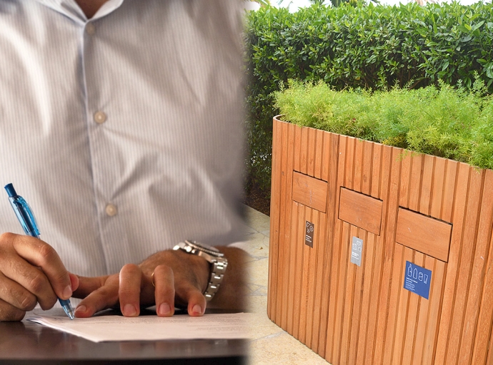 Iberostar y Socionan Local trahando hunto pa solucionnan circular pa Desperdicio Organico na Aruba