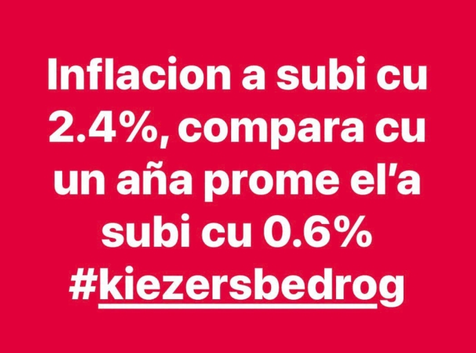 Inflacion a subi 4 biaha mas hopi bou di gobierno AVP Futuro compara cu bou gobierno di MEP
