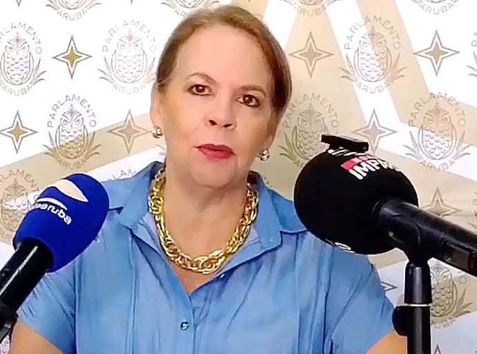 Parlamentario Evelyn Wever-Croes ta avisa AVP Futuro pa e biaha aki no tuma decision tras di lomba di pueblo y di Parlamento