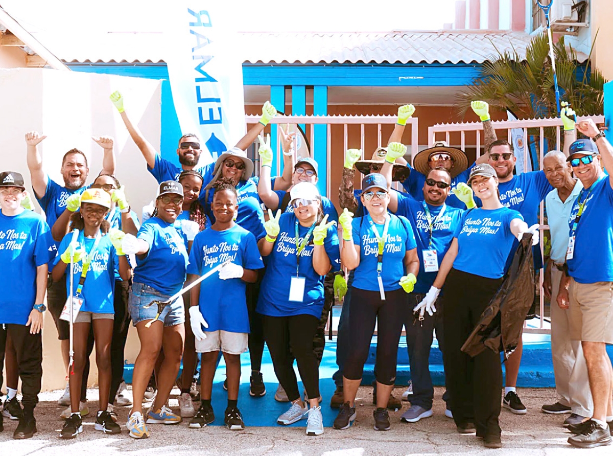 Grupo ‘Briya Hunto’ di Elmar ta activo atrobe y a yuda riba Dia Nacional di Cuida Aruba