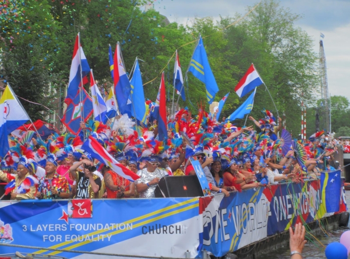 Caribe Hulandes tambe a forma parti di World Pride na Amsterdam