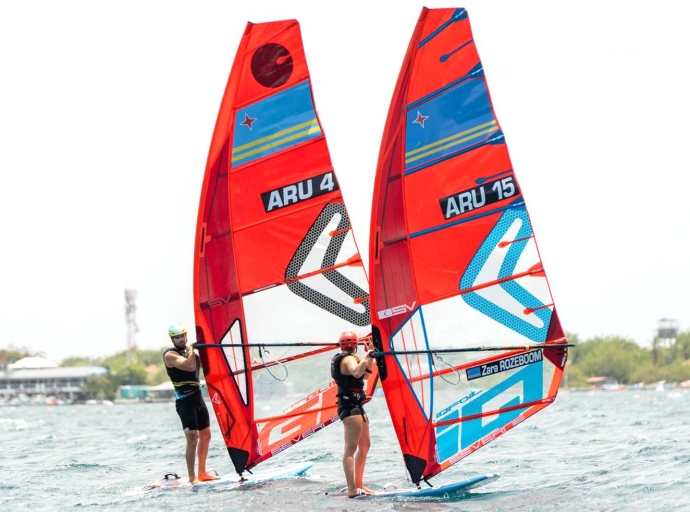 Ekipo di sailing cu gran prestacion durante dia 3 na Santo Domingo 2026