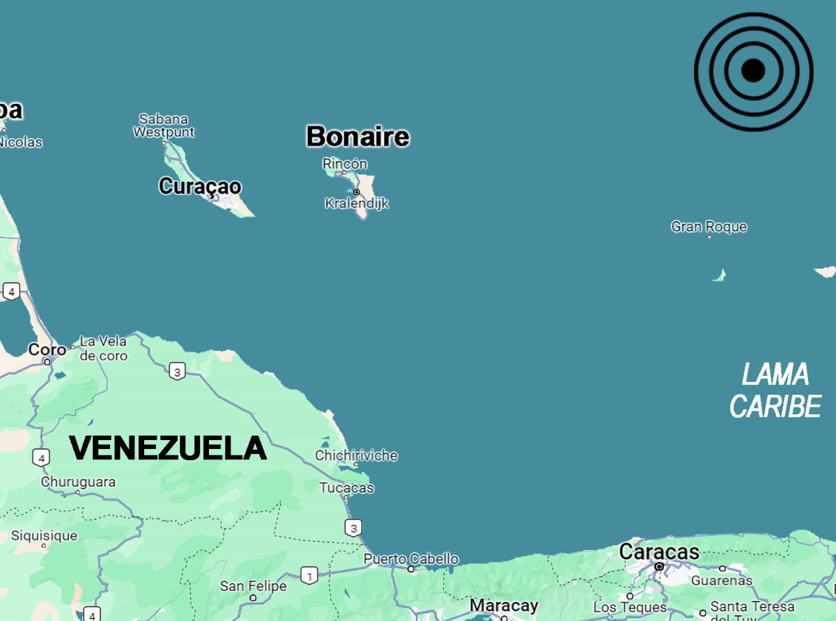 Dialuna atardi tabatin otro temblor mas leve pariba di Bonaire