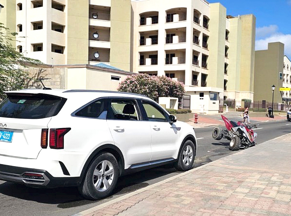 Accident frontal grave riba Diasabra mainta na Palm Beach