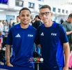 Terrence Tromp y Darvin Haseth na caminda pa CFU U-14 Challenge Series 2026