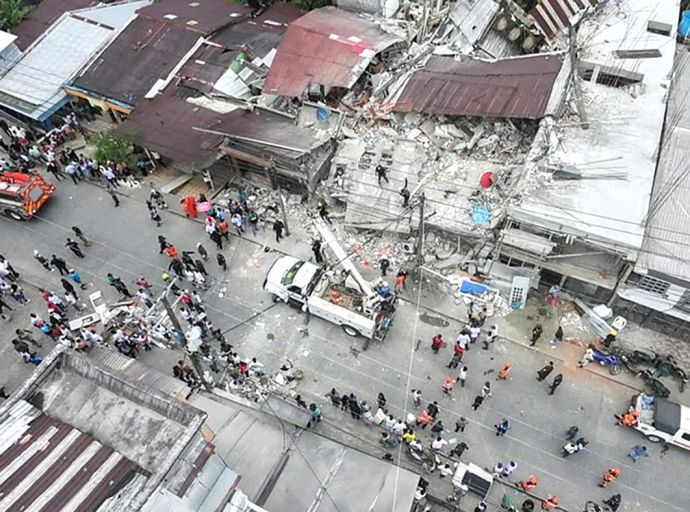 Colombia oficialmente a duna declaracion di desastre debi na temblor devastador di 7.4º