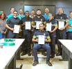 Polisnan di Aruba y Corsou a finaliza cu exito un curso di siguridad di bom