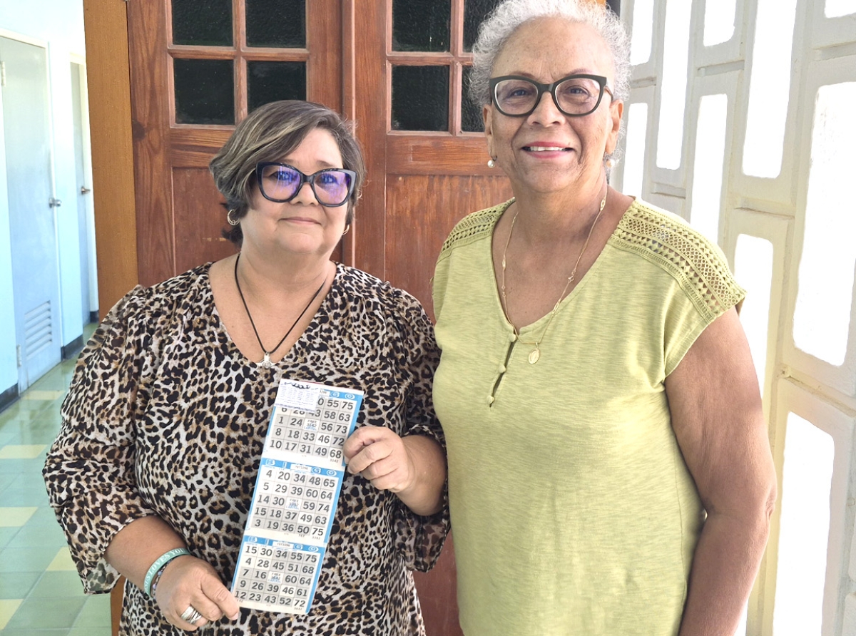 Invitacion pa un bingo Diasabra 5 di September na Club Caiquetio