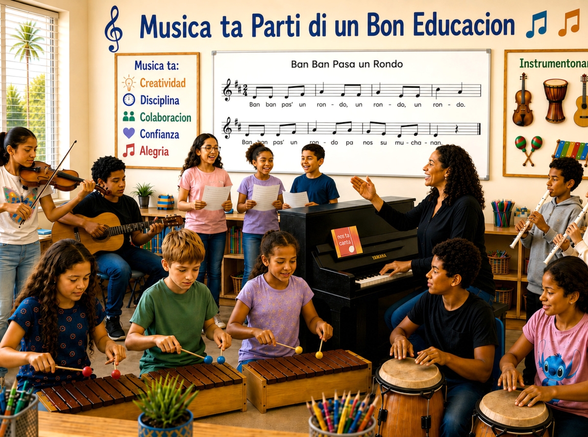 Tur mucha na Aruba merece un educacion di musica di calidad