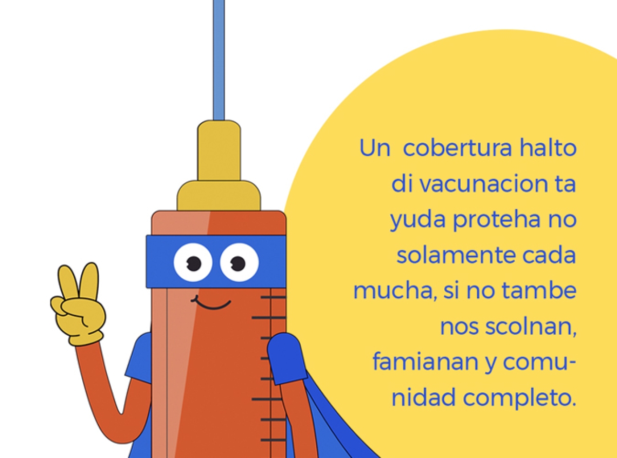 DVG ta inicia Campaña Anual di Vacunacion Escolar