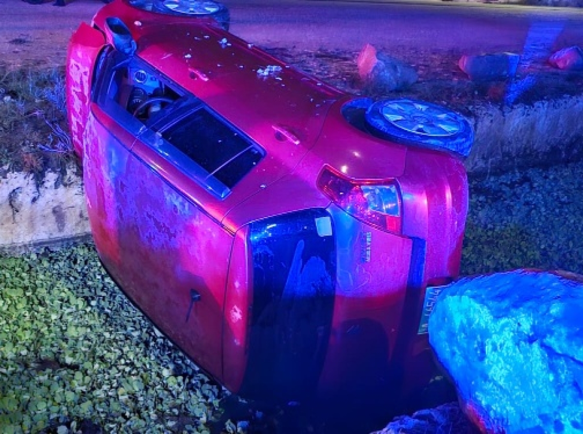 Dos auto envolvi den accidente serio na Avenida Nelson O. Oduber