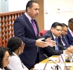 Parlamentario Ing. Carlos Bermudez a start aña parlamentario nobo cu enfasis riba transporte, derecho laboral y infrastructura