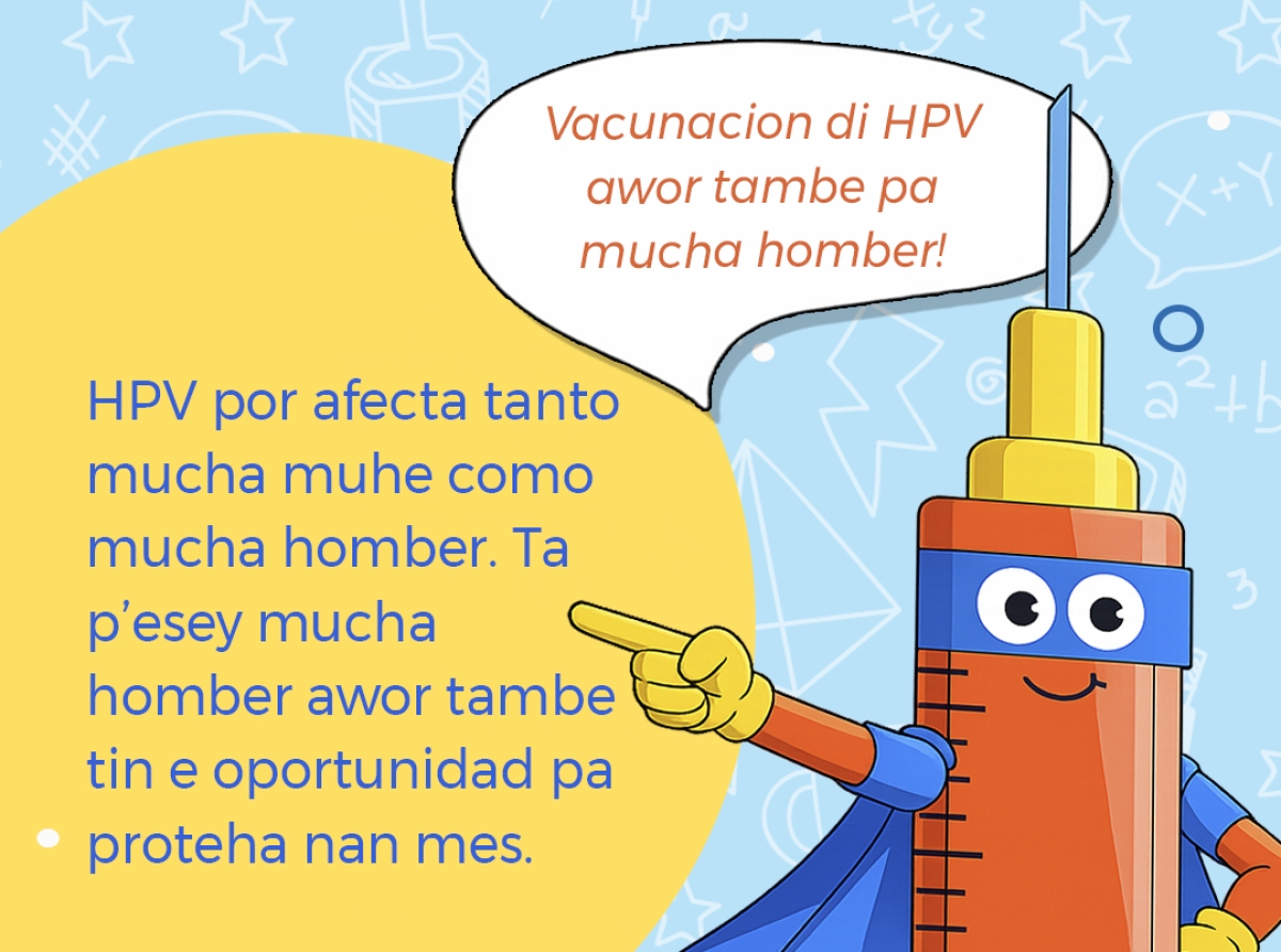Vacuna contra HPV ta proteha contra cancer den futuro