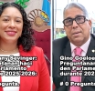 Tanto Stephany Sevinger y Gino Goeloe a haci 0,00 pregunta den un aña di trabao