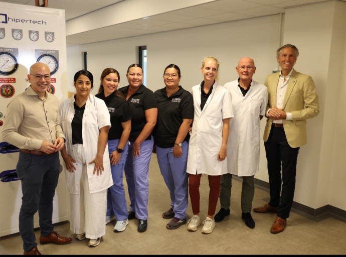 Hospital awor por ofrece tratamento via e asina yama Hyperbaric Chamber