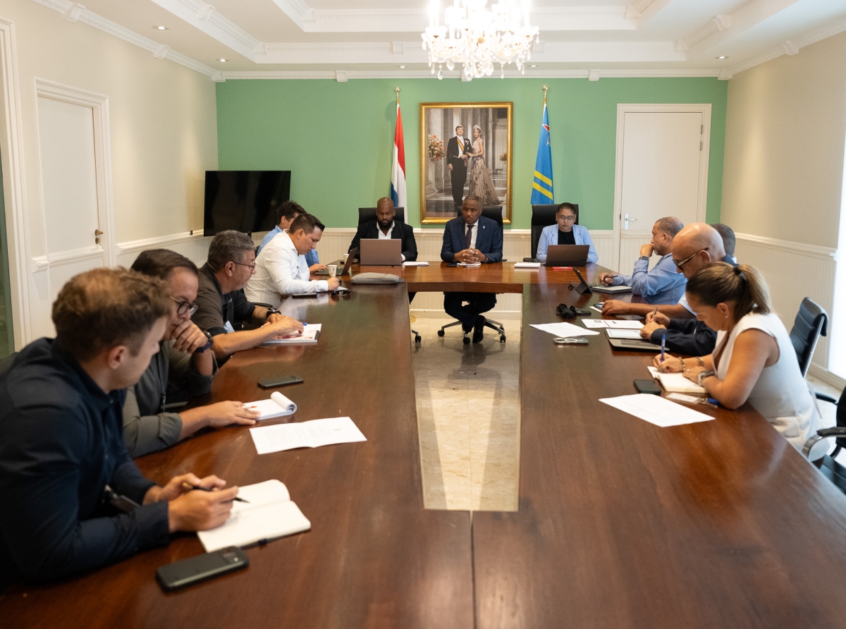 Minister Dowers a instala Task Force pa atende cu problematica di desperdicio na Aruba