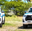 Minister Dowers a entrega e prome vehiculonan nobo na Cuerpo Policial di Aruba