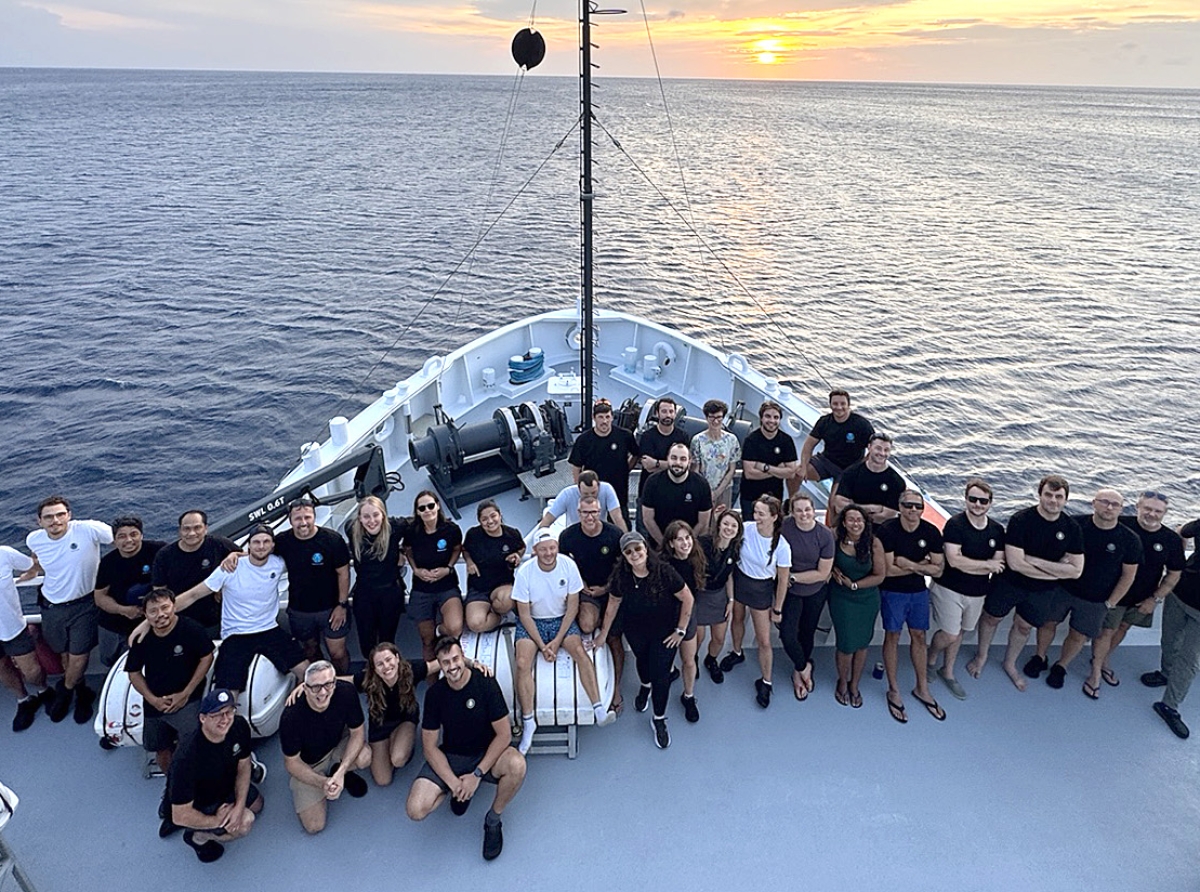 Expedicion Inkfish Aruba a completa e sondeo multibeam mas extensivo den lama di e isla
