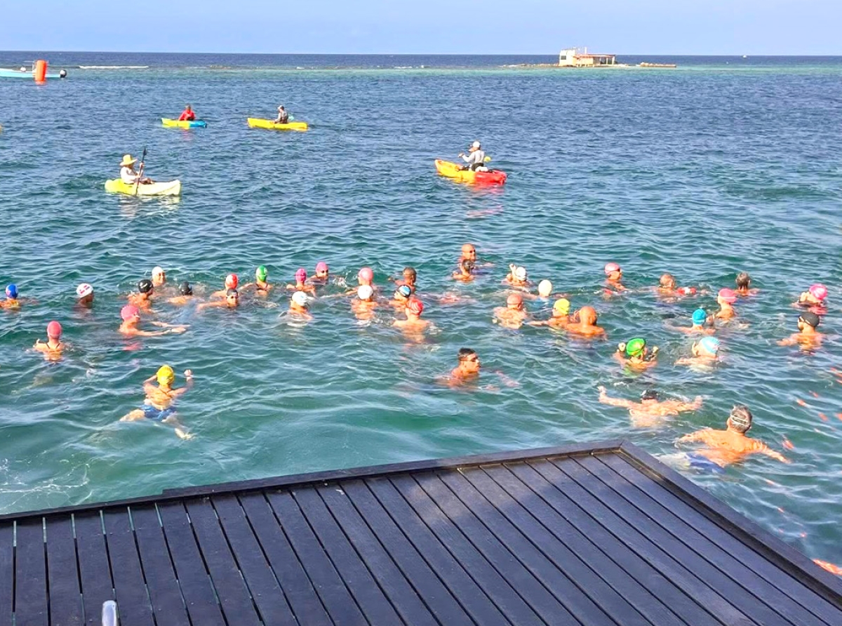 Ta spera cu participantenan ta cla pa e Open Water Challenge