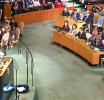 Ministro Dowers cu delegacion di Reino presente na 1er dia Asamblea General di Nacionnan Uni