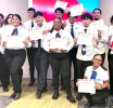 Grupo di studiante local a conoce e programa 'The World of Vacation Ownership'